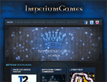 Tablet Screenshot of imperiumgames.com.ar